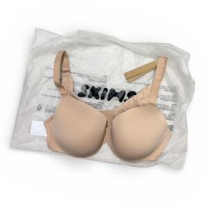SKIMS Full Coverage Lightly Lined Bra Size 36C Clay Beige Smoothing Intimates